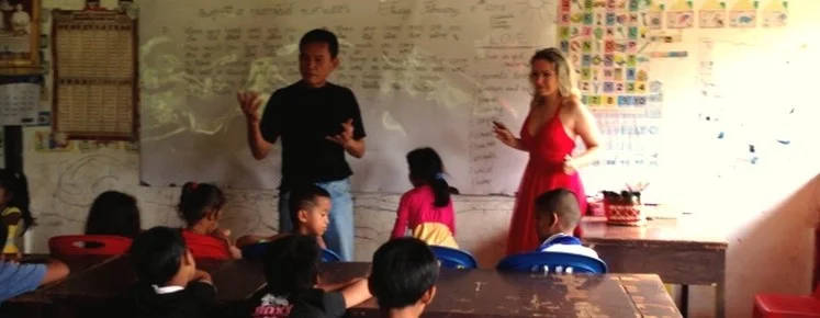 Helios Life seminar with children in Thailand